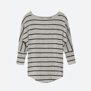 Market & Spruce Corinna Striped Dolman Knit Top Women's Small